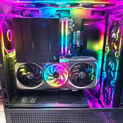 PCIe X16 GEN5 Riser Cable with GPU Vertical Mount Bracket PCIe 5.0 for Future RTX5090 (White Bracket) in Saudi Arabia