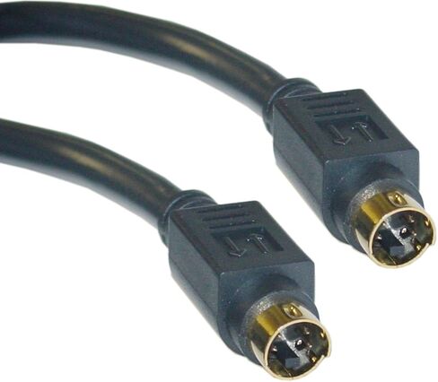 كابل S-Video CableWholesale للتلفزيون ، S-VHS ، VCRS ، DVD ، كاميرات ، بطاقات الفيديو-Mini DIN 4-PIN PAN in Kuwait