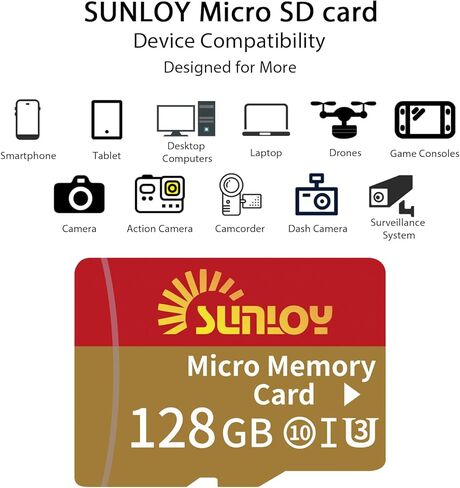 محول عصا الذاكرة PSP مع بطاقة SD Micro 128GB ، Micro SD/SDHC/SDXC إلى Memory Stick Pro Duo Magicgate Card متوافقة مع PlayStation المحمولة ، الكاميرا ، هانديكام ، الهاتف الذكي ، PSP 1000/2000/3000 in Kuwait