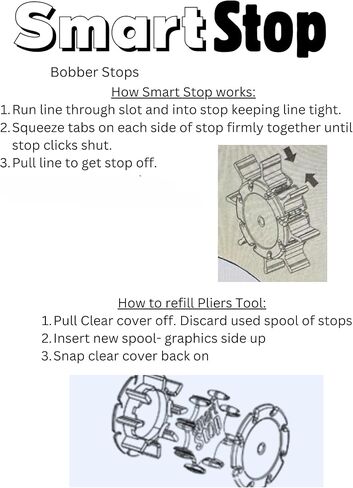 تتضمن قفل Smart Slip Bobber و Smart Stop Micro Bobber Stop Pack (صغير ، صغير ، متوسط ​​أو كبير) أداة جديدة ومحسّنة لربط المحطات ، لا حاجة إلى كماشة. in Kuwait