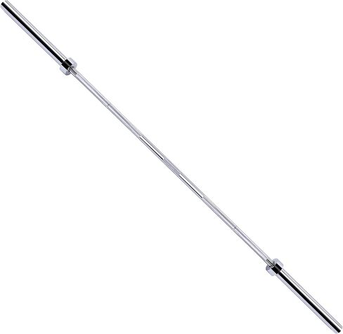 Signature Fitness Olympic Bar for Weightlifting and Power Lifting Barbell, 700-Pound Capacity (7' Feet, Silver) in Saudi Arabia
