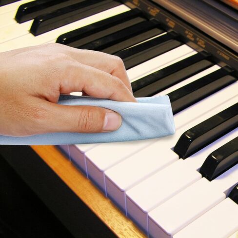 3 PCS Instruments Cleaning Cloths 11.8x11.8inch Microfiber Polish Cloth for Musical Instrument Flute Cleaning Cloth Soft Lint Free Guitar Cleaning Cloth for Guitar Flute Violin Piano Trumpet Sax in Saudi Arabia