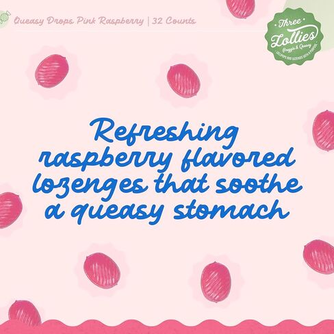ثلاثة مصاصات Queasy Drops، موز طبيعي، 21 قطعة in Kuwait