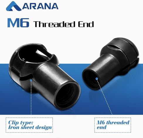 ARANA 13MM الكرة المقبس الصلب الكرة نهاية التجهيزات، مع M8 موضوع 4PCS مستقيم انفصال رفع دعم موصل مشترك in Saudi Arabia
