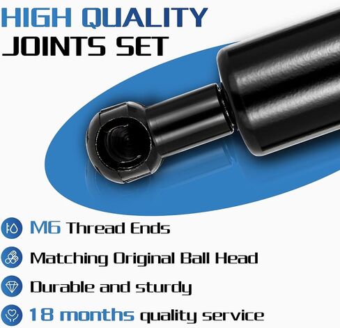 ARANA 13MM الكرة المقبس الصلب الكرة نهاية التجهيزات، مع M8 موضوع 4PCS مستقيم انفصال رفع دعم موصل مشترك in Saudi Arabia