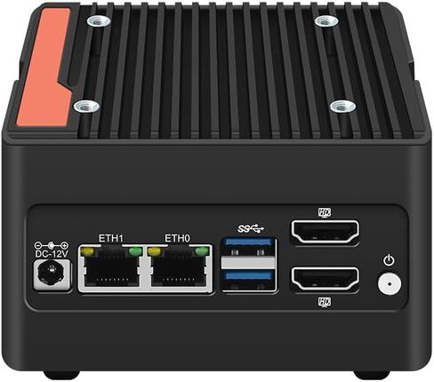 N355 Mini PC 4-Bay NAS Server Pocket Host X86 P6 Lake-N355(Upgraded intelN305) 4M.2 NVMe Expansion Slots, DDR5 4800MHz, Dual 2.5G Network Cards (NO RAM NO SSD) in Saudi Arabia