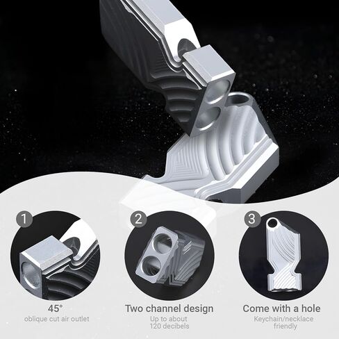 صافرة الطوارئ مع الحبل - صافرة السلامة في حالات الطوارئ المرتفعة 120 ديسيبل للتنزه والتخييم وركوب القوارب وصيد الأسماك والتجديف والإنقاذ. in Kuwait