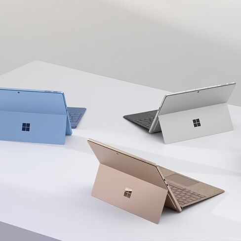 Microsoft Surface Pro Keyboard with Pen Storage and Slim Pen 2, for Surface Pro 11, 9 and 8, Instant Copilot, 4,096 Pressure Levels, Zero Force Inking, Alcantara Material, Magnetic, Black in Saudi Arabia