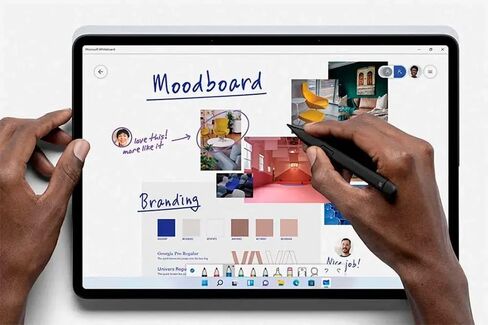 Microsoft Surface Pro Keyboard with Pen Storage and Slim Pen 2, for Surface Pro 11, 9 and 8, Instant Copilot, 4,096 Pressure Levels, Zero Force Inking, Alcantara Material, Magnetic, Black in Saudi Arabia
