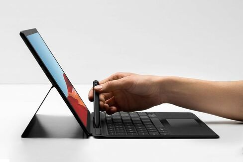 Microsoft Surface Pro Keyboard with Pen Storage and Slim Pen 2, for Surface Pro 11, 9 and 8, Instant Copilot, 4,096 Pressure Levels, Zero Force Inking, Alcantara Material, Magnetic, Black in Saudi Arabia