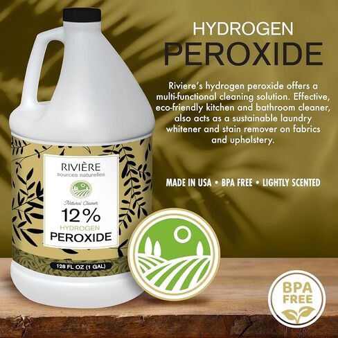 Rivière 12% Hydrogen Peroxide, 1 Gallon in Saudi Arabia