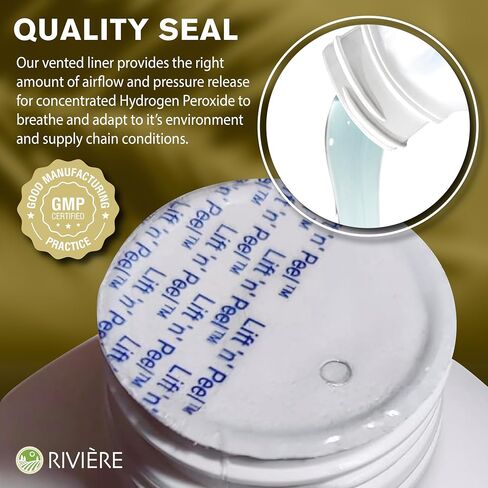 Rivière 12% Hydrogen Peroxide, 1 Gallon in Saudi Arabia