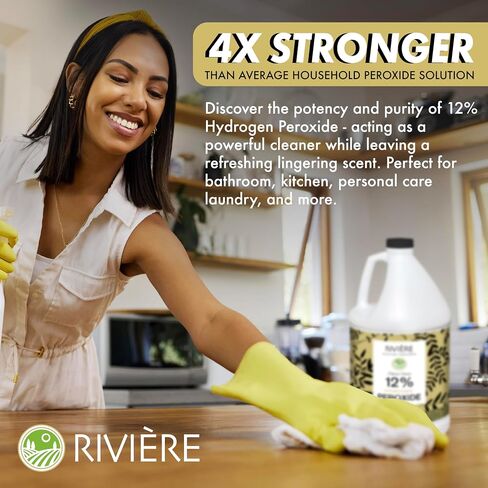 Rivière 12% Hydrogen Peroxide, 1 Gallon in Saudi Arabia