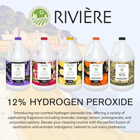 Rivière 12% Hydrogen Peroxide, 1 Gallon in Saudi Arabia