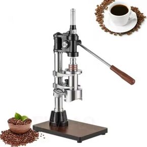 Manual Lever Espresso Maker, Commercial Professional Manual Lever Espresso Maker, with Pressure Gauge, 1-16bar Pressure