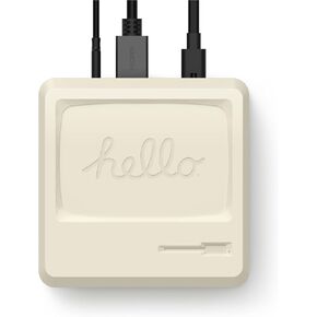 elago Mac mini M4 Silicone Cover, Classic Computer Design, Shockproof, Anti-Scratch, Stylish Objet for Desk (Classic White)
