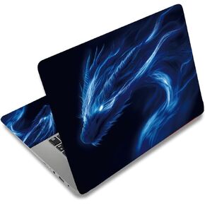 SUPERDANT Blue Dragon Laptop Cover Universal Laptop Skin 12 13 13.3 14 15 15.4 15.6 Inches Vinyl Stickers Removable Waterproof Notebook Personalized Protector
