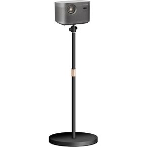 Projector Stand Mount 360° Swivel Adjustable Height Heavy Duty Floor Stand Compatible with XGIMI, Nebula, Dangbei, or Any Projectors with 1/4-Inch Thread Mount