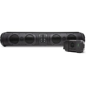 by ECOXGEAR SEB26R 500-Watt Amplified Battery Powered Powersports 8 Speaker Bluetooth LED Backlit Soundbar Waterproof Dirtproof with Standard Mounting Bracket