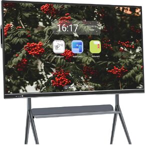 75 Inch Interactive Touchscreen Smart Board with Android & Windows OS, 4K UHD Display and Wireless Screen Sharing, Ideal for Classrooms, Meetings