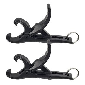 4.9'' Fish Gripper, 2 Pack Fish Lip Gripper for Fishing Scale, Fish Grabber for Fishing Cull Tag, Fishing Culling System, No Puncture Style Tournament Bass Fishing Accessories