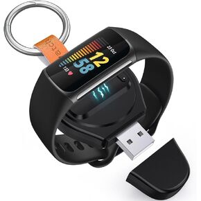 for Fitbit Charge 5/Luxe Charger, Portable USB Charging Dock Magnetic Fast Charger Compatible with Fitbit Charge 5/Fitbit Luxe