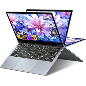 15.6 بوصة 2 في 1 كمبيوتر الكمبيوتر المحمول على الشاشة التي تعمل باللمس ، كمبيوتر محمول AMD R3-3200U وحدة المعالجة المركزية (تصل إلى 3.5 جيجا هرتز) ، RAM 512GB SSD SSD SCREEN