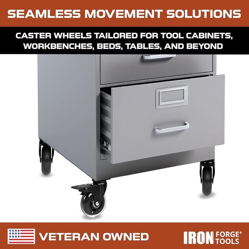 Side Mount Casters Set of 4 Heavy Duty- Swivel Caster Wheels for Furniture Legs, Table, Workbench, Cart, Bed, Black Powder Coated L-Shaped Plate 3 Inch Caster Wheels, 300lbs Capacity in Kuwait