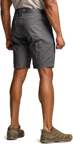 CQR Men's Flex Casual Cargo Shorts, Lightweight Water Resistant Golf Shorts, Stretch Tactical Work Shorts with Multi-Pocket, Negotiator Operator Navy, 36W/12L in Saudi Arabia