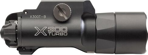 SureFire X300T-B Turbo Handgun Armlight، مصابيح LED عالية 650 لومن، أسود، يناسب مشبك Picatiiny Rail T-Slot Thumbscrew in Kuwait