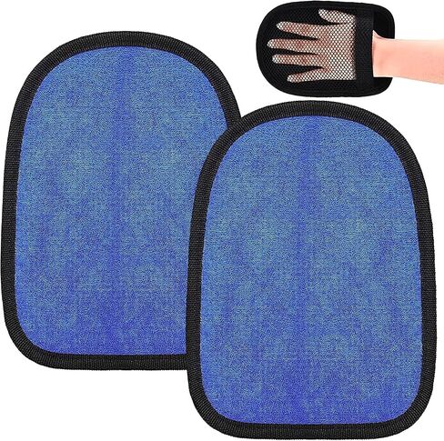 2 Pcs Sand Off Mitt for Beach and Water Sports, Beach Accessories, Soft Sand Cleaner Mitt for Children Adults, Sand Remover Wipe Off for Beach Volleyball Beach Essentials Must Haves in Saudi Arabia