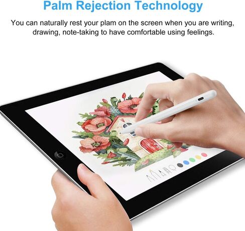 Stylus Pen for iPad (2025-2018) with Fast Charge Palm Rejection,FOJOJO Active Pencil for iPad10/9/8/7/6th,11th A16,Pro 11/13 M4,Air 11/13 M2/M3,Pro12.9,Air 5/4/3rd,Mini 7/6/5 in Kuwait