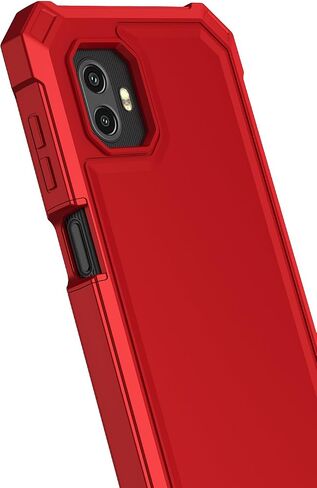 for Samsung XCover7 Pro Case with Screen Protector,Galaxy XCover 7 Pro Phone Case Front Bumper PC Hard Back Full Body Military Grade Protection Heavy Duty Cover for Samsung XCover 7Pro Black in Saudi Arabia