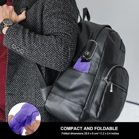 مظلة سفر مدمجة من LEAGERA صغيرة - قوس 42 بوصة، مظلة صغيرة أوتوماتيكية للمحفظة مظلة جيب قابلة للطي مع تصميم مقبض مسطح، مظلة محمولة وخفيفة الوزن مقاومة للماء للأمطار الخفيفة in Kuwait