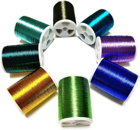 Kalavarma NCP Wrapping Thread for Fishing Rod Guide 8pcs 7 Color 175Yards/Spool in Saudi Arabia
