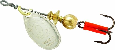 Mepp's Aglia Plain Treble Fishing Lure, 1/3-Ounce, Silver (Model: B4 S) in Saudi Arabia