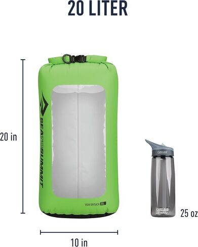 Sea to Summit View Dry Sack, See-Thru Dry Bag, 20 Liter, Yellow in Saudi Arabia