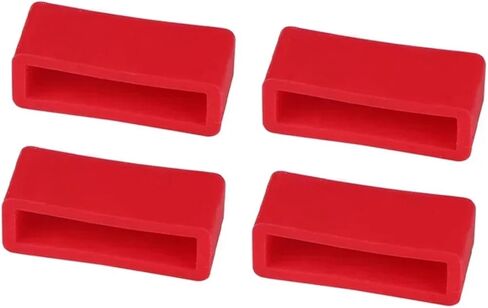 Watch Band Keepers 40pcs Silicone Strap Ring 20mm Waterproof Loops Security Holder Accessories For Smartwatch Accessories in Saudi Arabia