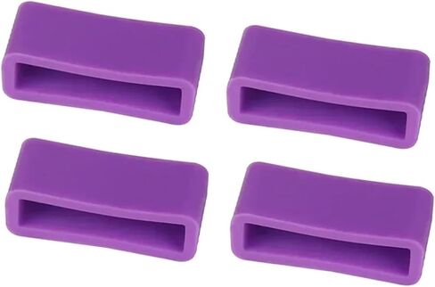 Watch Band Keepers 40pcs Silicone Strap Ring 20mm Waterproof Loops Security Holder Accessories For Smartwatch Accessories in Saudi Arabia