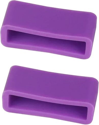 Watch Band Keepers 40pcs Silicone Strap Ring 20mm Waterproof Loops Security Holder Accessories For Smartwatch Accessories in Saudi Arabia