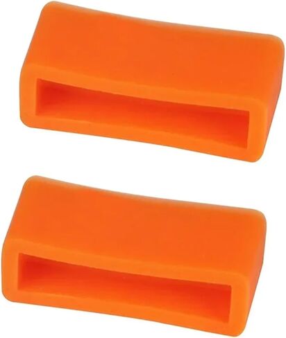 Watch Band Keepers 40pcs Silicone Strap Ring 20mm Waterproof Loops Security Holder Accessories For Smartwatch Accessories in Saudi Arabia