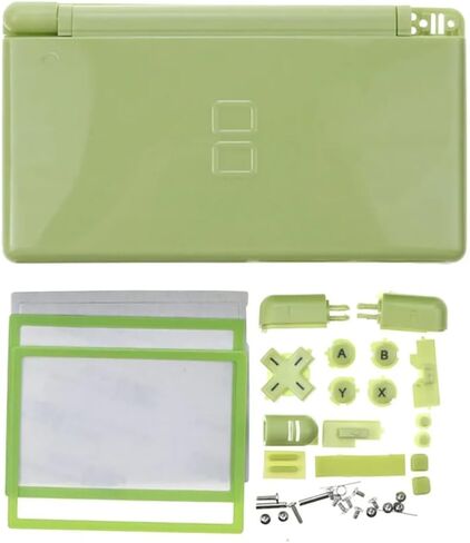 مجموعة أدوات قذيفة الإسكان البديلة مع أزرار تم تعيينها لـ Nintendo DS Lite لقطع غيار وحدة التحكم في NDSL (أخضر) in Kuwait