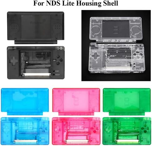 مجموعة أدوات قذيفة الإسكان البديلة مع أزرار تم تعيينها لـ Nintendo DS Lite لقطع غيار وحدة التحكم في NDSL (أخضر) in Kuwait
