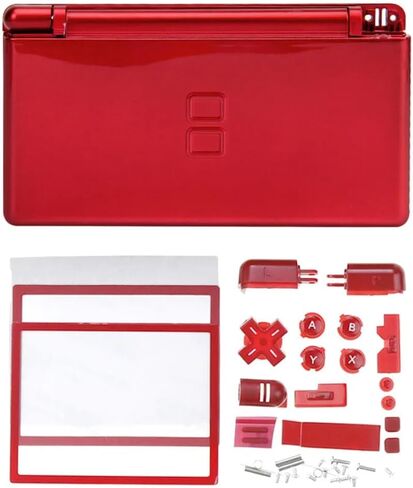مجموعة أدوات قذيفة الإسكان البديلة مع أزرار تم تعيينها لـ Nintendo DS Lite لقطع غيار وحدة التحكم في NDSL (أخضر) in Kuwait