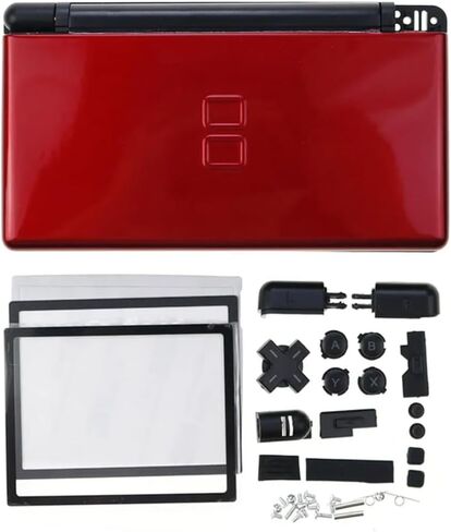 مجموعة أدوات قذيفة الإسكان البديلة مع أزرار تم تعيينها لـ Nintendo DS Lite لقطع غيار وحدة التحكم في NDSL (أخضر) in Kuwait