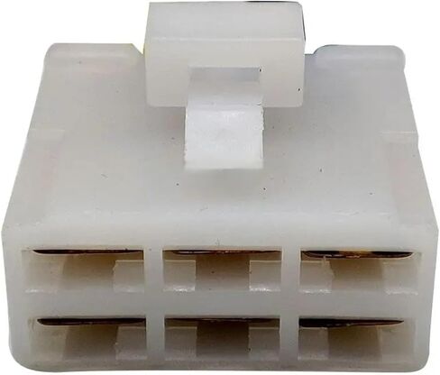 Automotive Electrical connectors 1/5/10 Set 6 Pin Voltage Regulator Rectifier Connector Plug for Eliminator 0090-665(5pcs) in Saudi Arabia