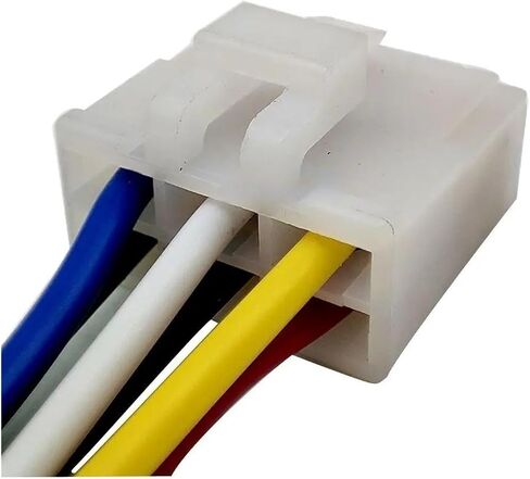 Automotive Electrical connectors 1/5/10 Set 6 Pin Voltage Regulator Rectifier Connector Plug for Eliminator 0090-665(5pcs) in Saudi Arabia