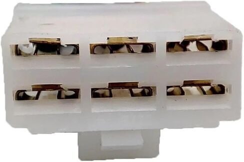Automotive Electrical connectors 1/5/10 Set 6 Pin Voltage Regulator Rectifier Connector Plug for Eliminator 0090-665(5pcs) in Saudi Arabia