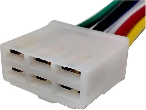 Automotive Electrical connectors 1/5/10 Set 6 Pin Voltage Regulator Rectifier Connector Plug for Eliminator 0090-665(5pcs) in Saudi Arabia