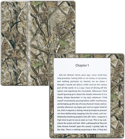 MightySkins Skin Compatible with Amazon Kindle Oasis 7" (9th Gen) - HTC Fall | Protective, Durable, and Unique Vinyl Decal wrap Cover | Easy to Apply, Remove, and Change Styles | Made in The USA in Saudi Arabia